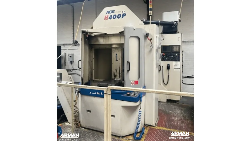  فرز CNC چهار محور دو پالته مدل DAEWOO ACE-H400P