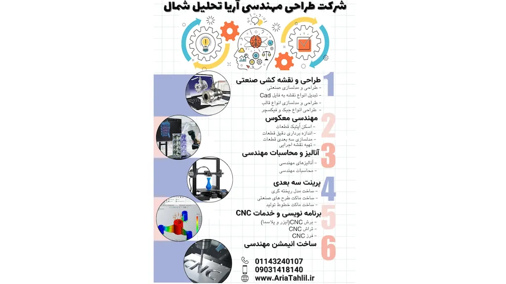 طراحی مهندسی آریا تحلیل شمال