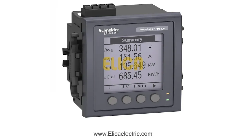 پاورمتر اشنایدر PM5320 پورت RS485 نمایشگر LCD