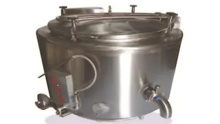 دیگ چلو پز استوانه ای ۳۰۰ لیتری