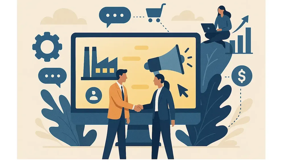 نقش پلتفرم‌های B2B در تبلیغات صنعتی مدرن