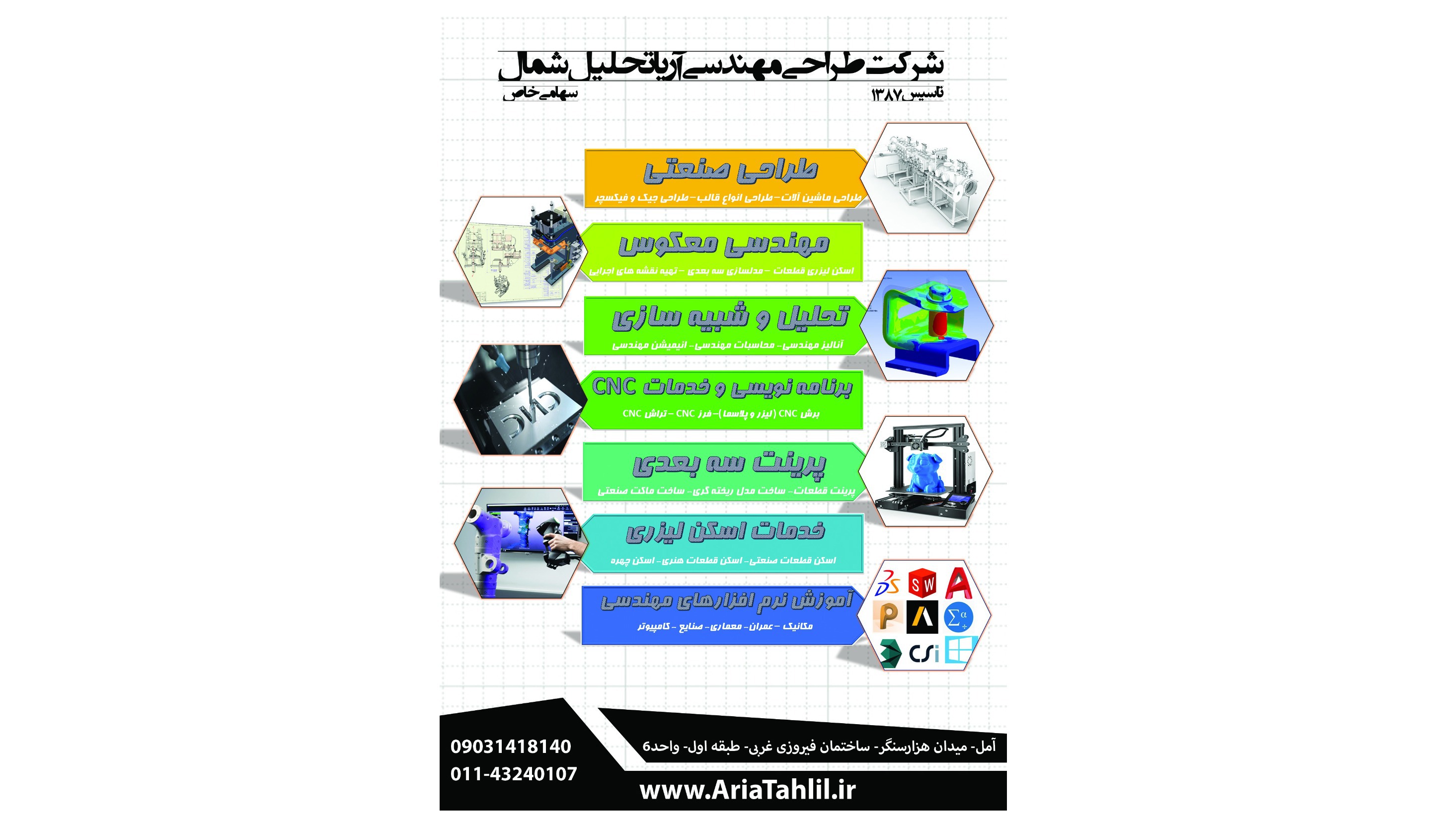 طراحی مهندسی آریا تحلیل شمال