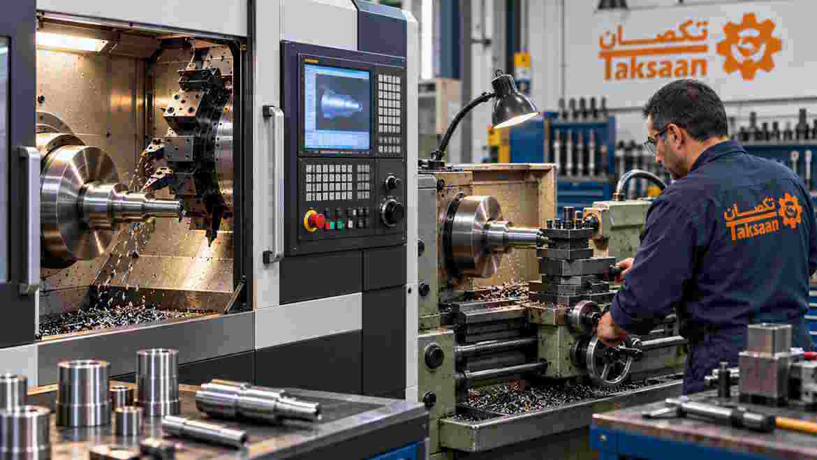 نحوه کنترل فرآیند ماشینکاری در تراش CNC