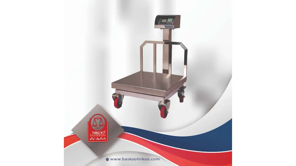  باسکول صنعتی استیل 500 کیلوگرمی نیکو