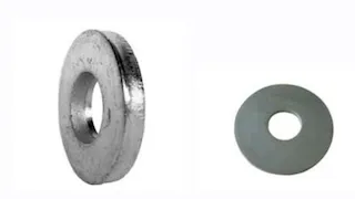 واشر تخت ( Flat washer ) در سایزهای مختلف