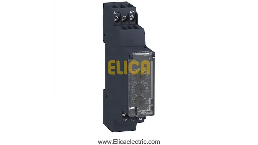 رله کنترل ولتاژ تک فاز اشنایدر الکتریک رنج 65 تا 260 ولت AC و DC