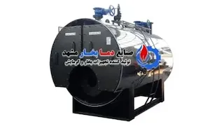 دیگ آب گرم فولادی سه پاس 4000