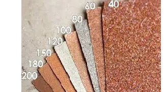  دانه ساینده و سنباده تکمیلی