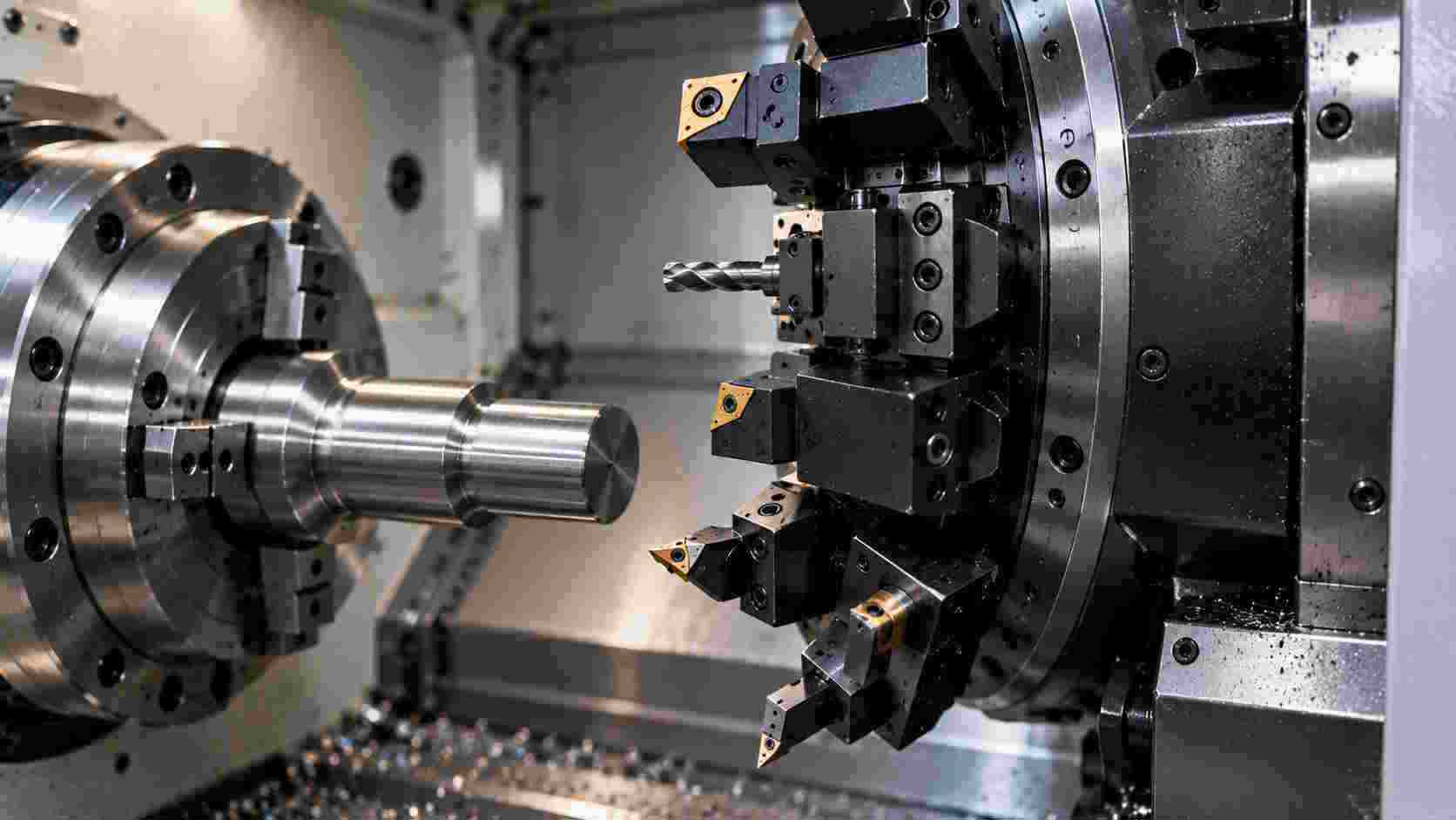 اجزای اصلی دستگاه تراش CNC (سی ان سی) 