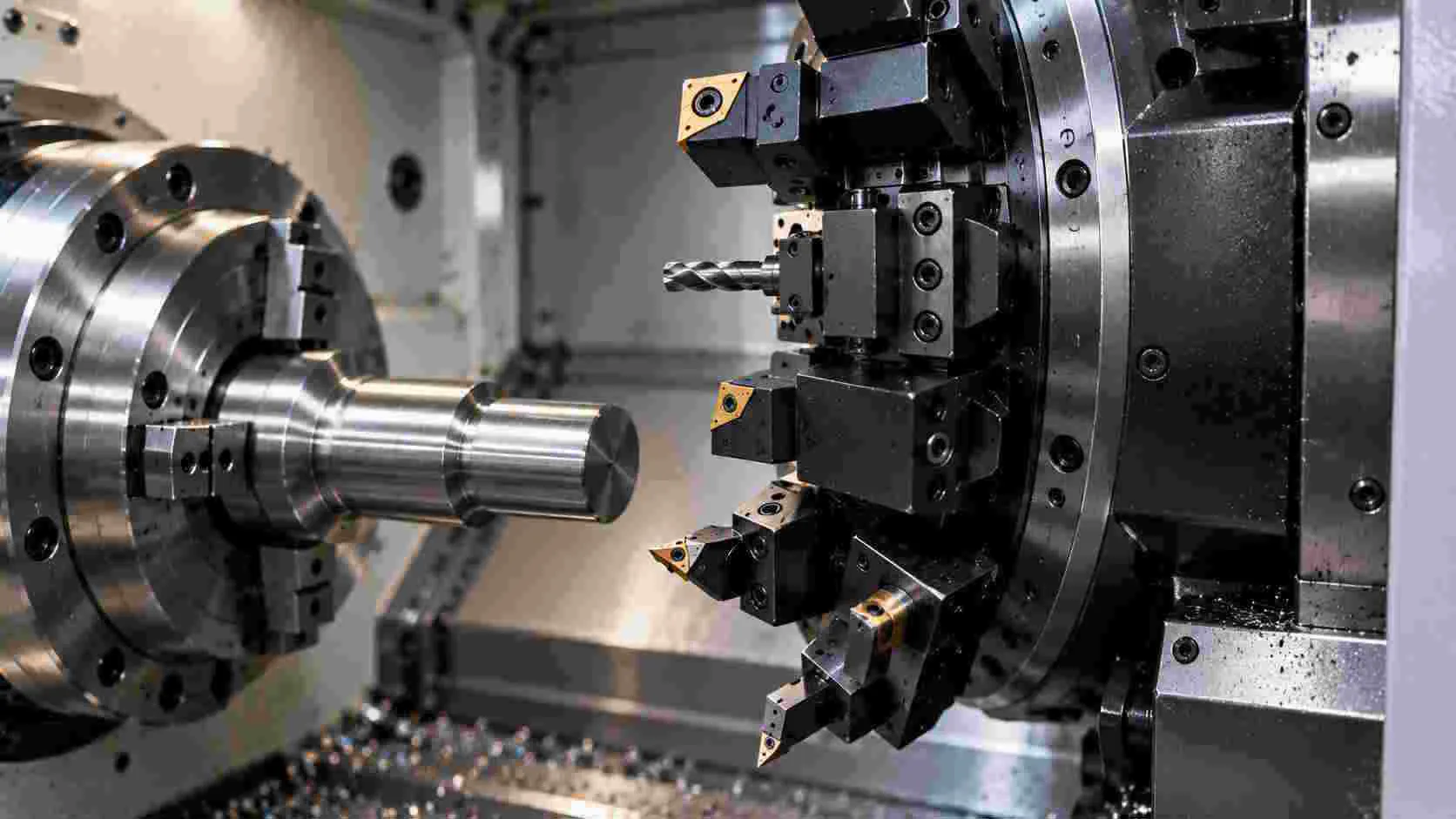 اجزای اصلی دستگاه تراش CNC (سی ان سی) 