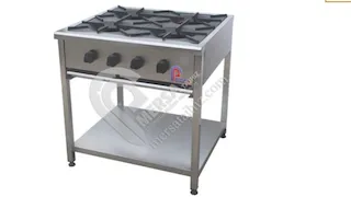 اجاق گاز ۴ شعله پایه دار استیل
