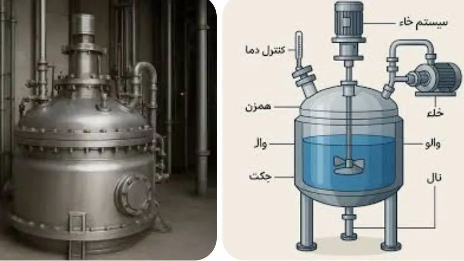 راکتور رزین ۶ تن