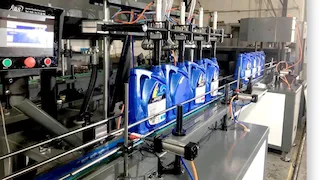 دستگاه پرکن مایعات غلیظ سیلندر پیستونی