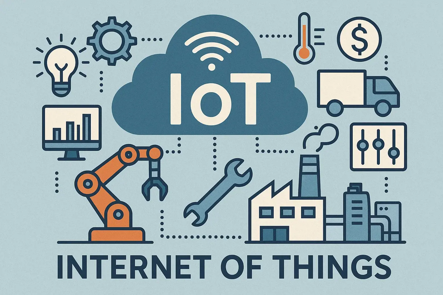 اینترنت اشیا (IoT) در صنعت: کاربردها و مزایا