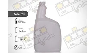 بطری پلی اتیلن ۱۰۰۰ سی سی