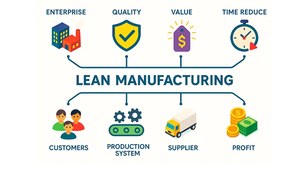 پیاده‌سازی Lean در واحدهای کوچک | ۵ تکنیک Kaizen و 5S