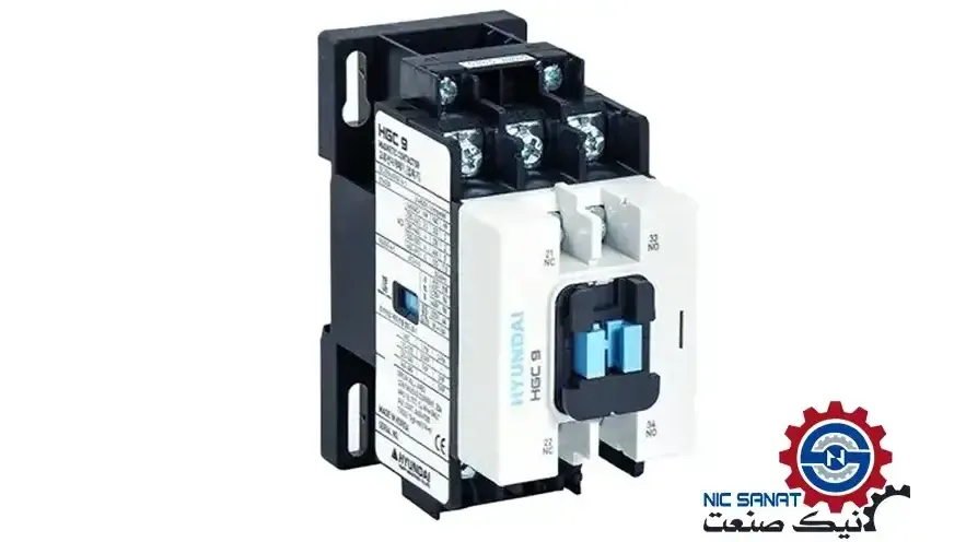 کنتاکتور 9 آمپر 4KW بوبین 220 ولت AC هیوندای