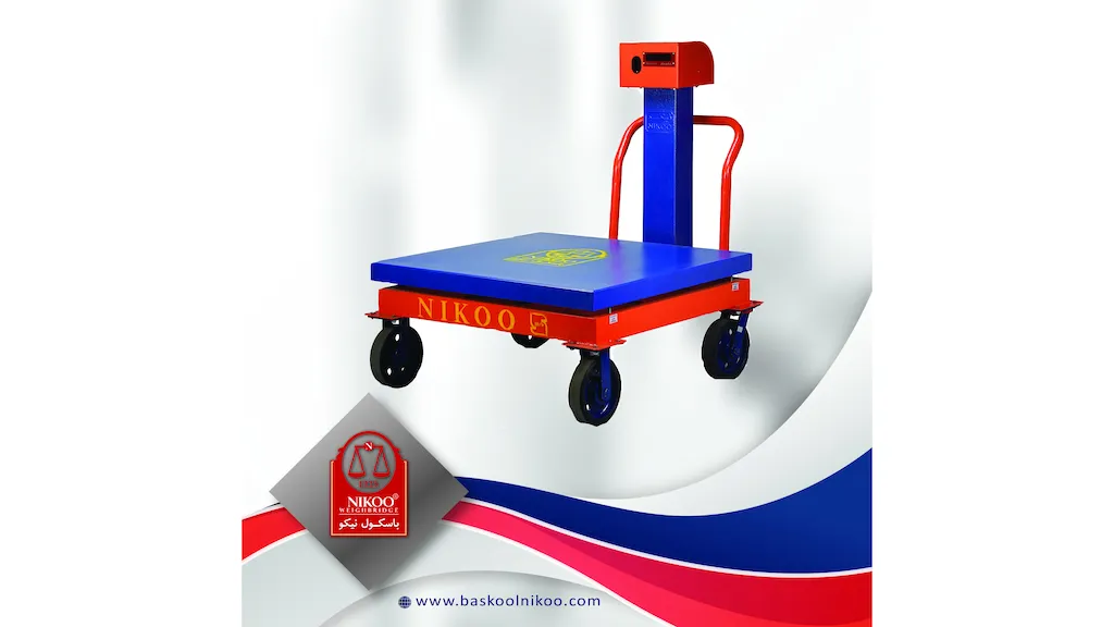  باسکول 2.5تن میدانی چرخدار 125*125نیکو