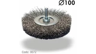  برس سردریلی تخت افشان 100 ضخامت 10 مرکز دنباله سایز 6 