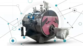 دیگ بخار ۳۰۰ کیلوگرم افقی