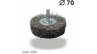 برس سردریلی تخت افشان 70 ضخامت 10 مرکز دنباله سایز 6 