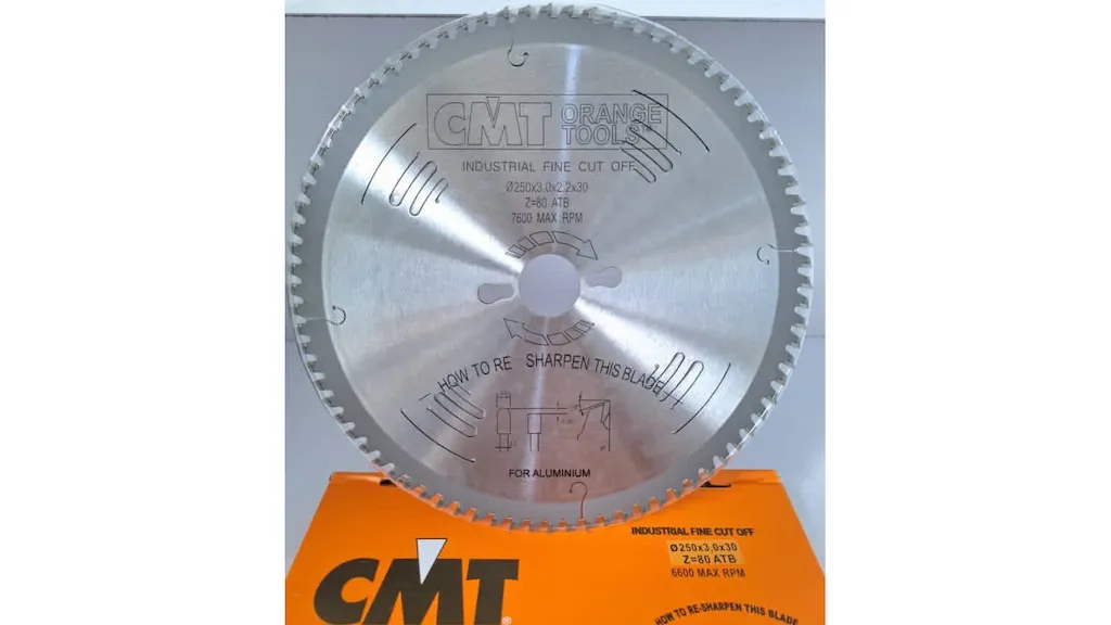 تیغ اره الماسه آلومینیوم بر سایز 250*80 CMT